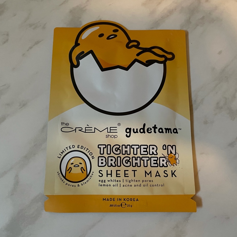 The Creme Shop Gudetama Sheet Mask